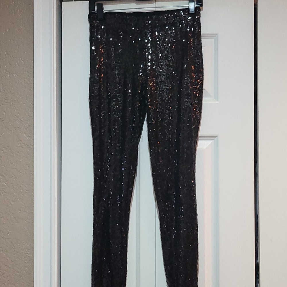 Womens sequin leggings